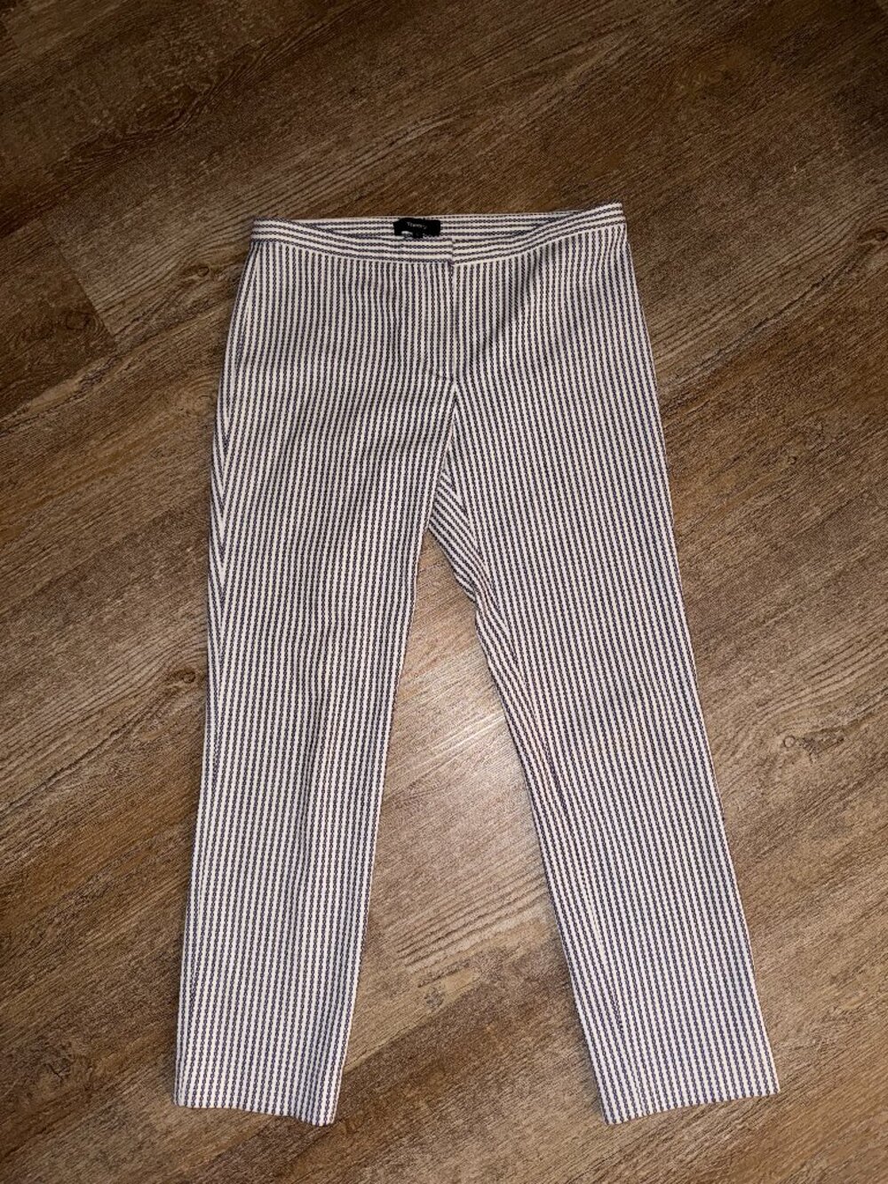 Theory Helaina Sayre Striped Pull-on Trousers